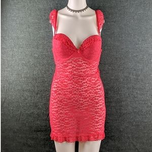 Victoria's Secret "The Lacie" Heart Lace Chemise